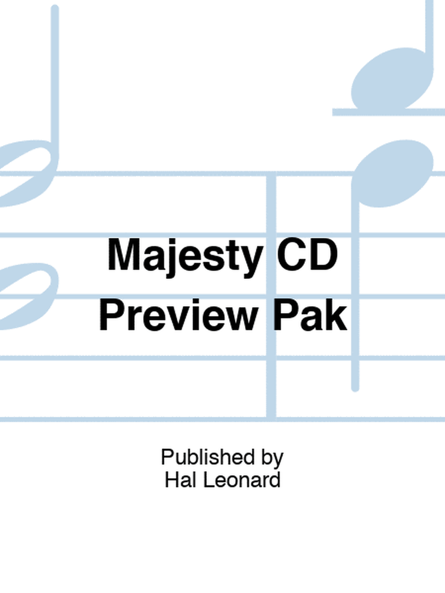 Majesty CD Preview Pak