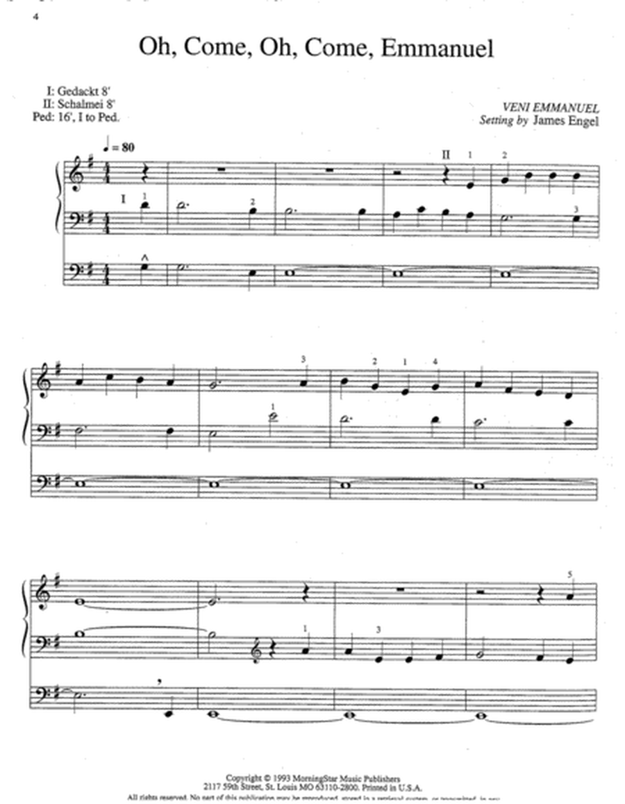 Nine Easy Chorale Preludes/Christmas Season