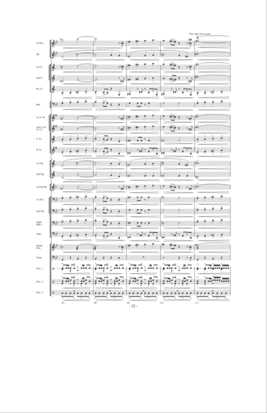 Night Ride Through Metropolis Concert Band scores gallery preview page 21