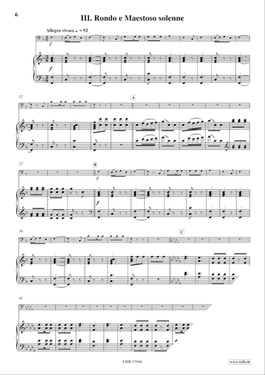 Sonata Solenne Bassoon Solo scores gallery preview page 6