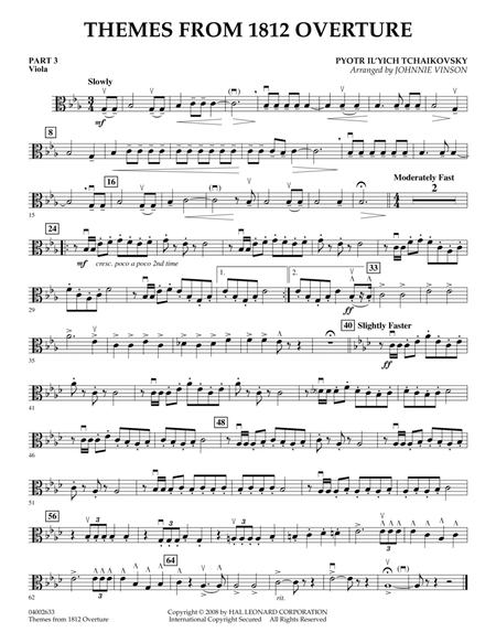 Themes from 1812 Overture - Pt.3 - Viola