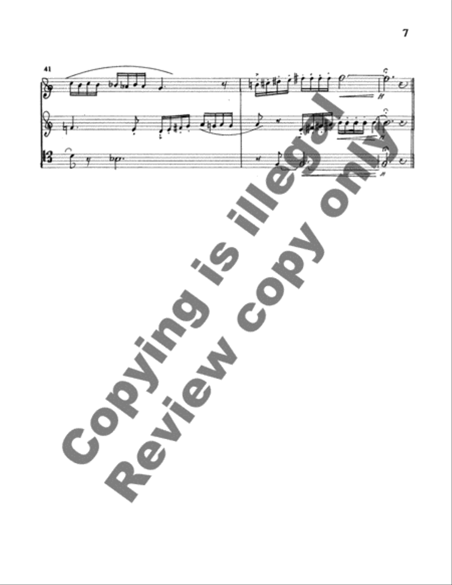 Aperitif for a Feast of Music Brass Trio scores gallery preview page 6
