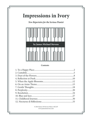 Impressions in Ivory (Piano Book)
