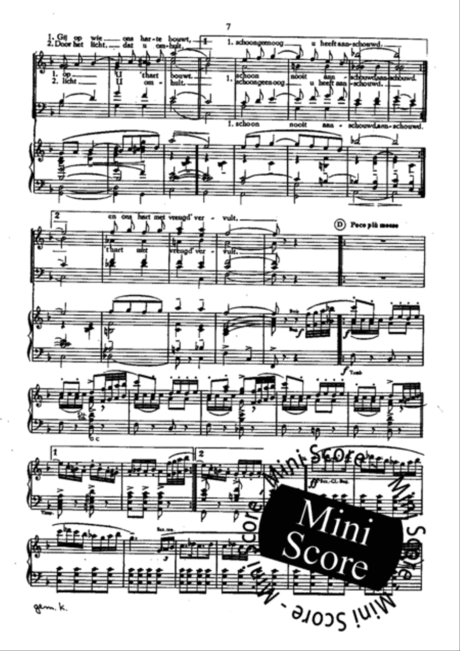Sur un Marche Persan 4-Part scores gallery preview page 10