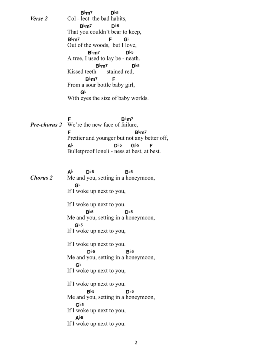 I'm Like A Lawyer With The Way I'm Always Trying To Get You Off (Me and You) Guitar scores gallery preview page 2