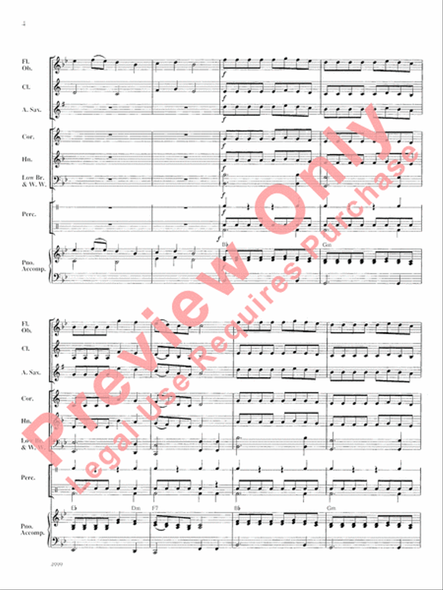 Crater Lake Overture Crater Lake Overture Concert Band scores gallery preview page 5