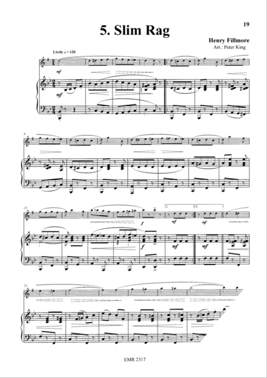 15 Rags Alto Saxophone scores gallery preview page 7