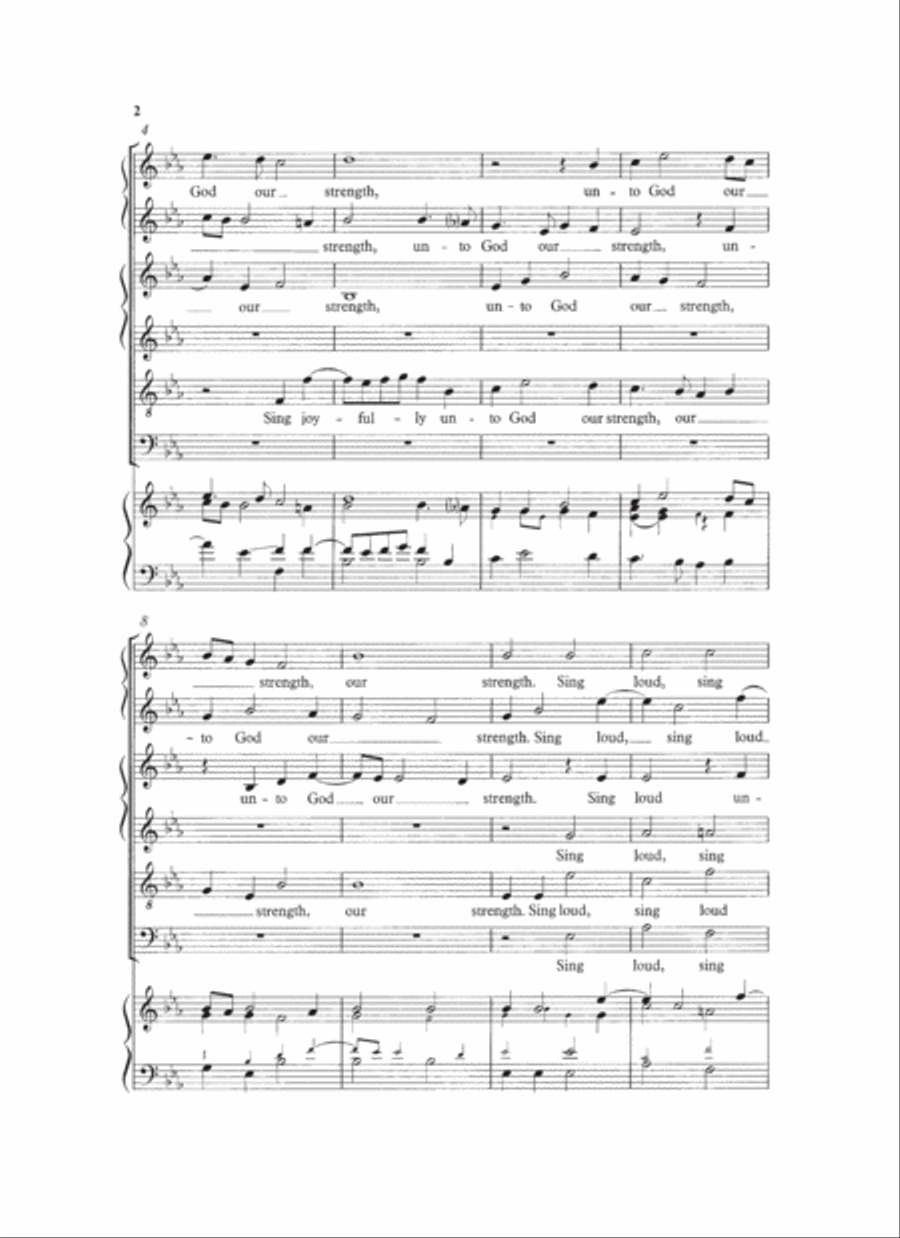 Sing Joyfully SSAATB scores gallery preview page 2