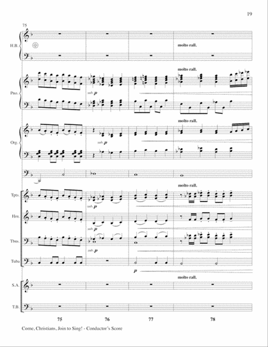 Come Christians, Join to Sing 4-Part scores gallery preview page 19