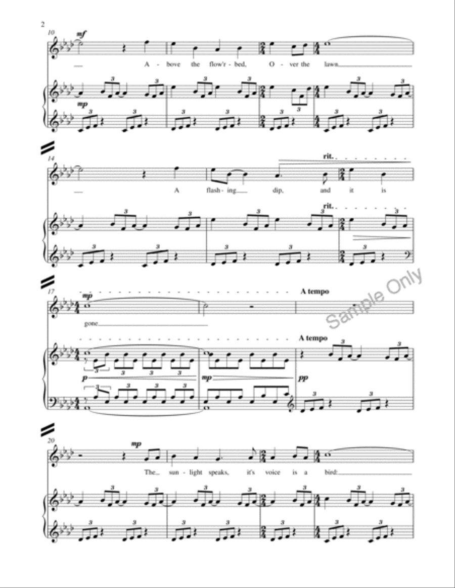 Be Like A Bird SSA scores gallery preview page 4