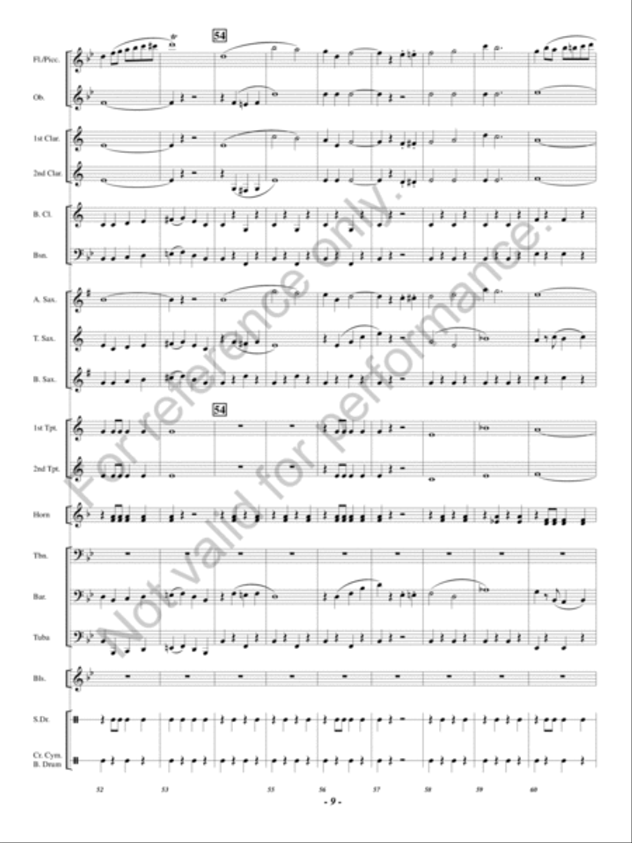 Hosts of Freedom Concert Band scores gallery preview page 8