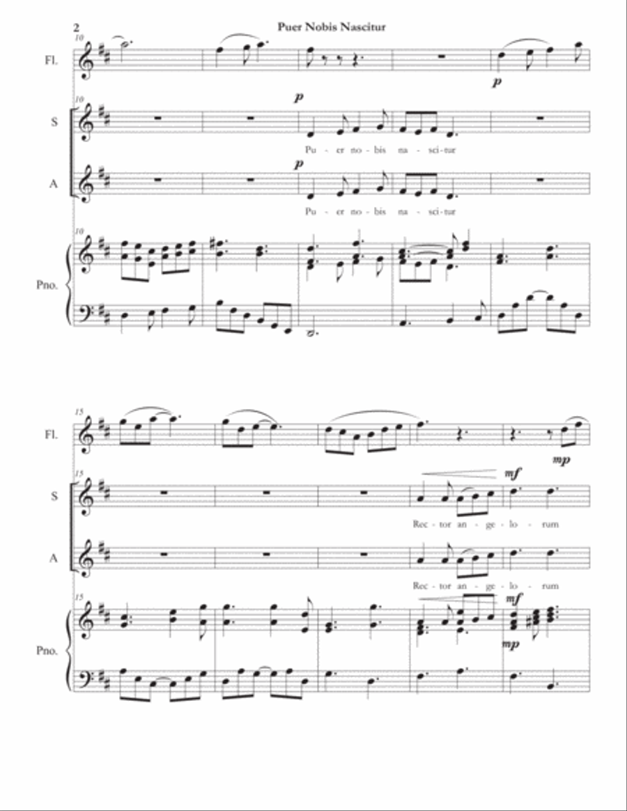 Puer Nobis Nascitur SA scores gallery preview page 3