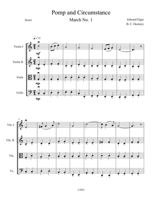 Pomp and Circumstance (String Quartet)