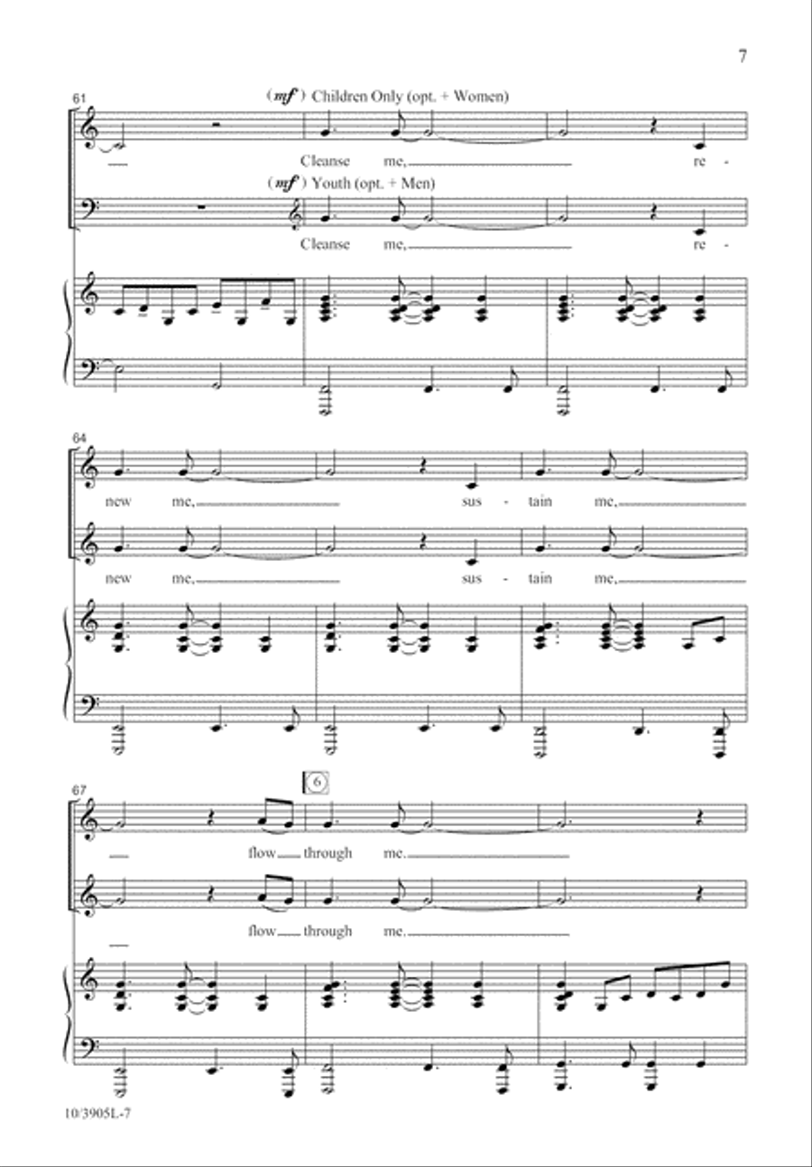 Living Water 4-Part scores gallery preview page 7