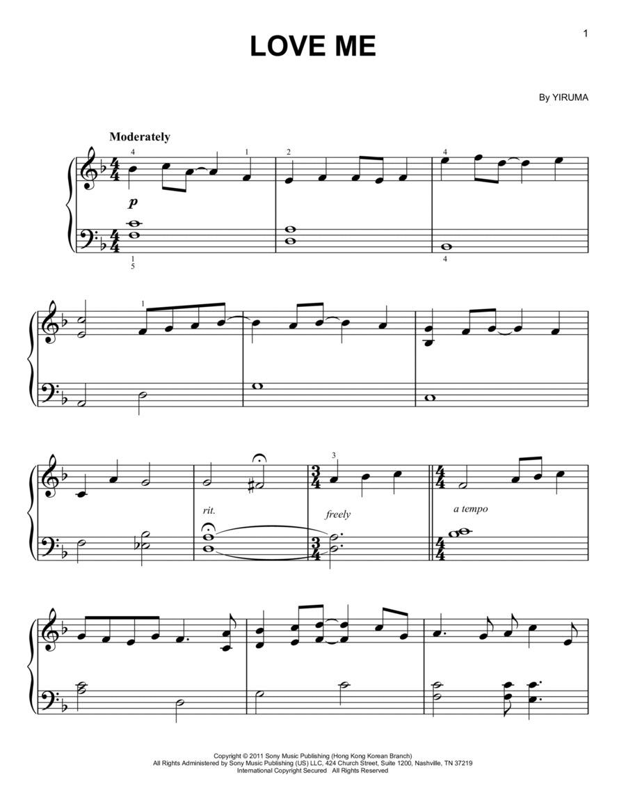 Yiruma easy piano discount