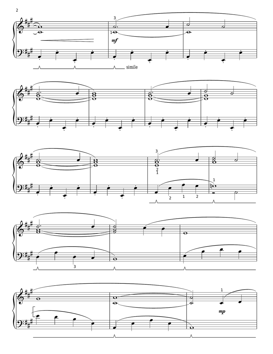 It's A Small World (arr. Eugenie Rocherolle) Piano Solo scores gallery preview page 2
