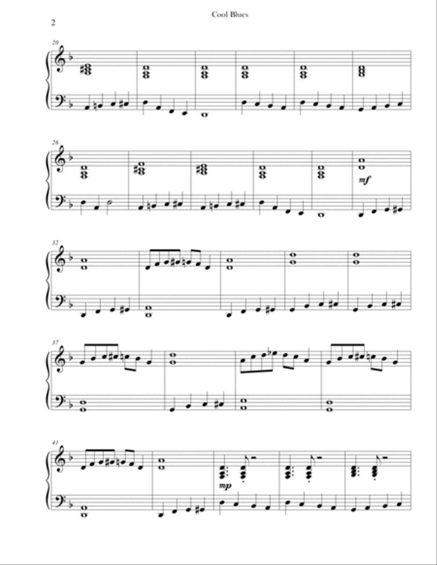 Cool Blues (Blues Piano)