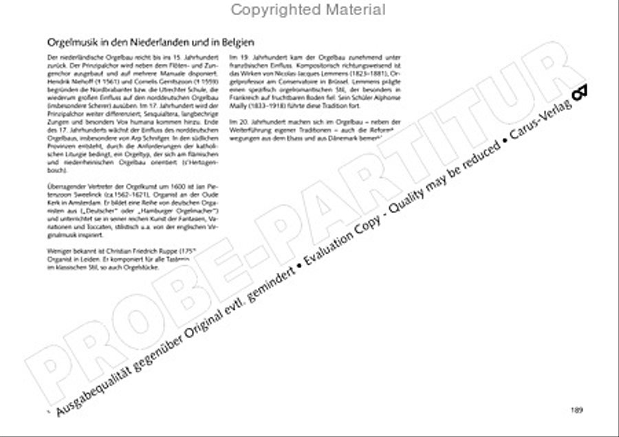 Freiburger Orgelbuch: Stammteil