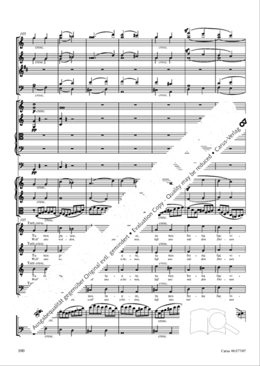 Lauda Sion 4-Part scores gallery preview page 113