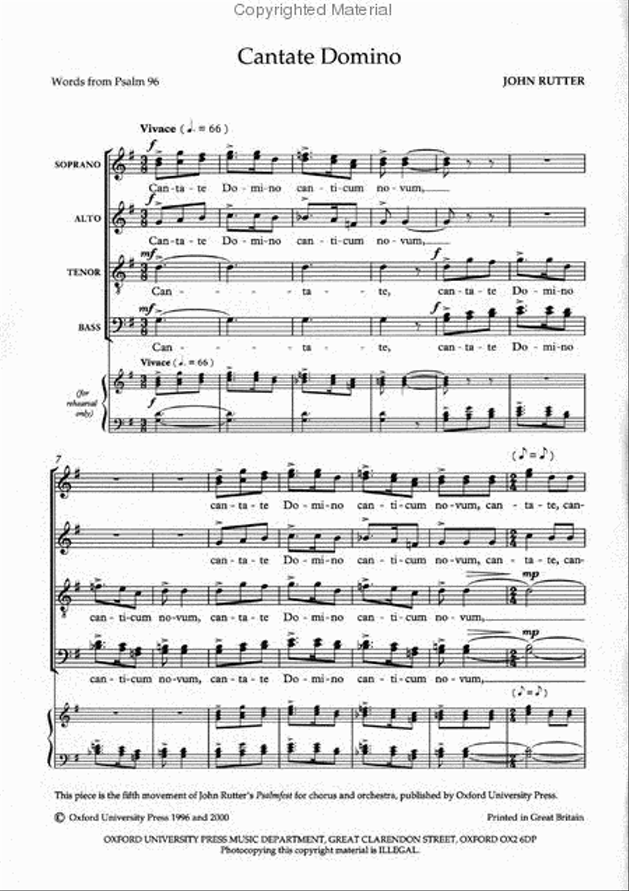 Cantate Domino Divisi scores gallery preview page 2