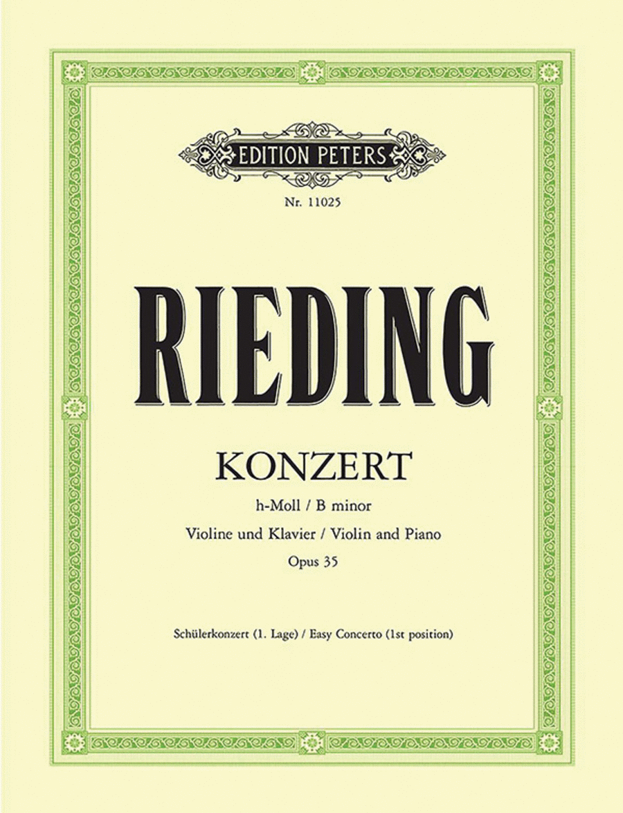 Concerto in B minor, Op.35 Violin Solo scores gallery preview page 1