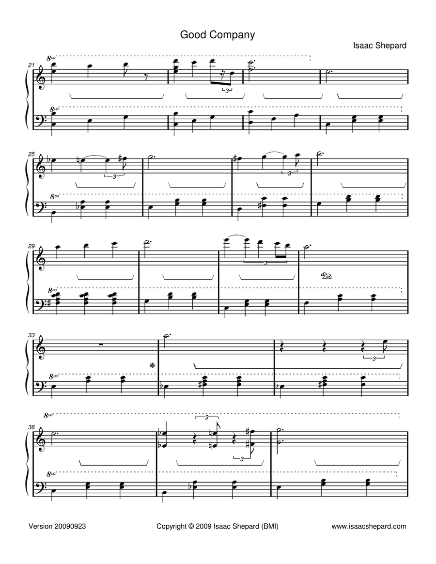 Good Company Piano Solo scores gallery preview page 2
