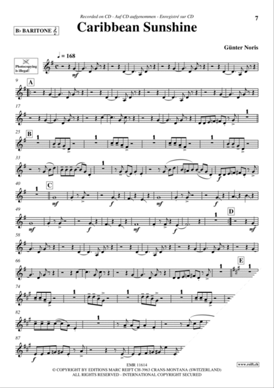 Play The 1st Baritone With The Ballroom Dance Orchestra Vol. 2 Piccolo scores gallery preview page 8