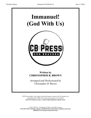 Book cover for Immanuel! (God With Us) - Anthem - Piano/Vocal/Rhythm