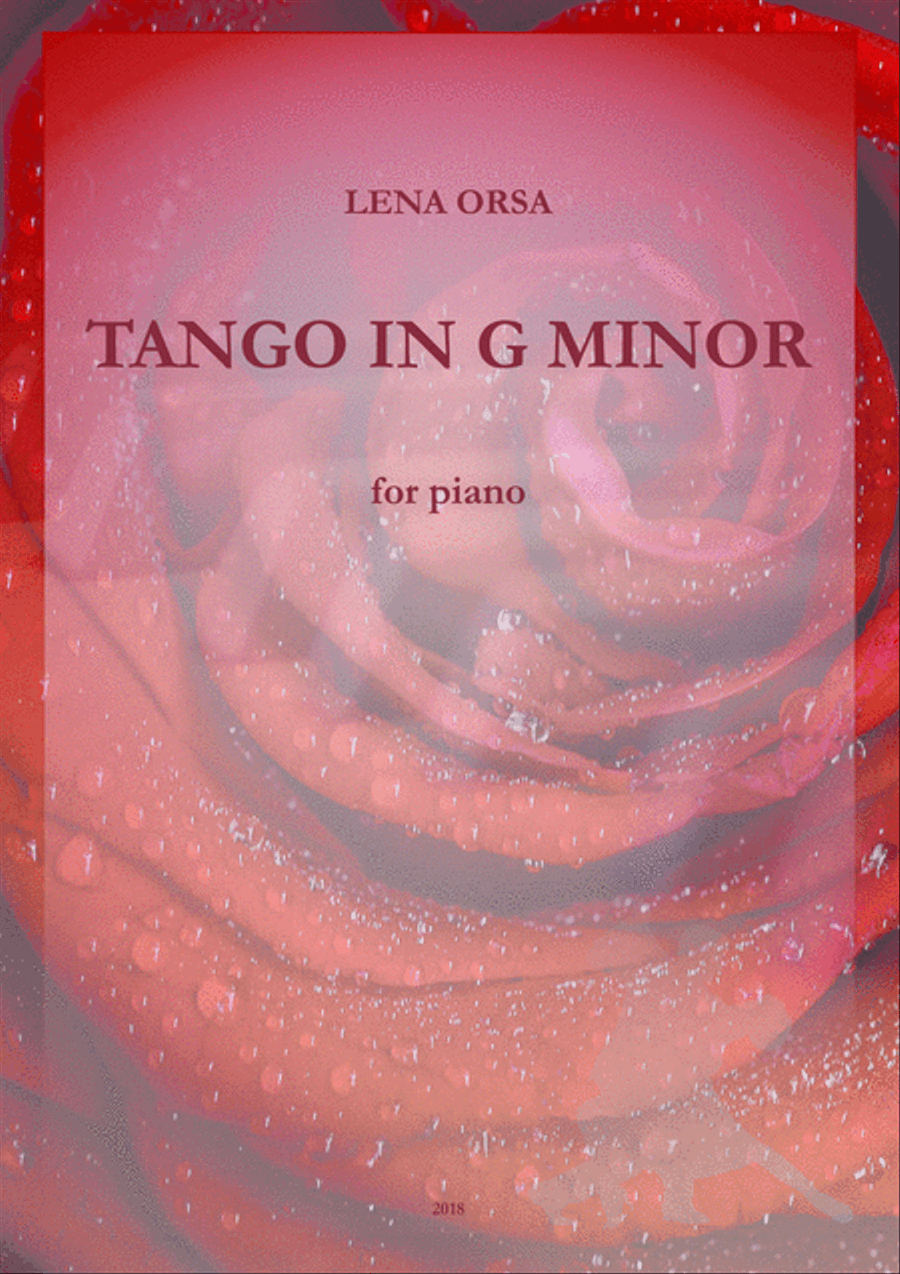 Tango in G Minor Piano Solo scores gallery preview page 1