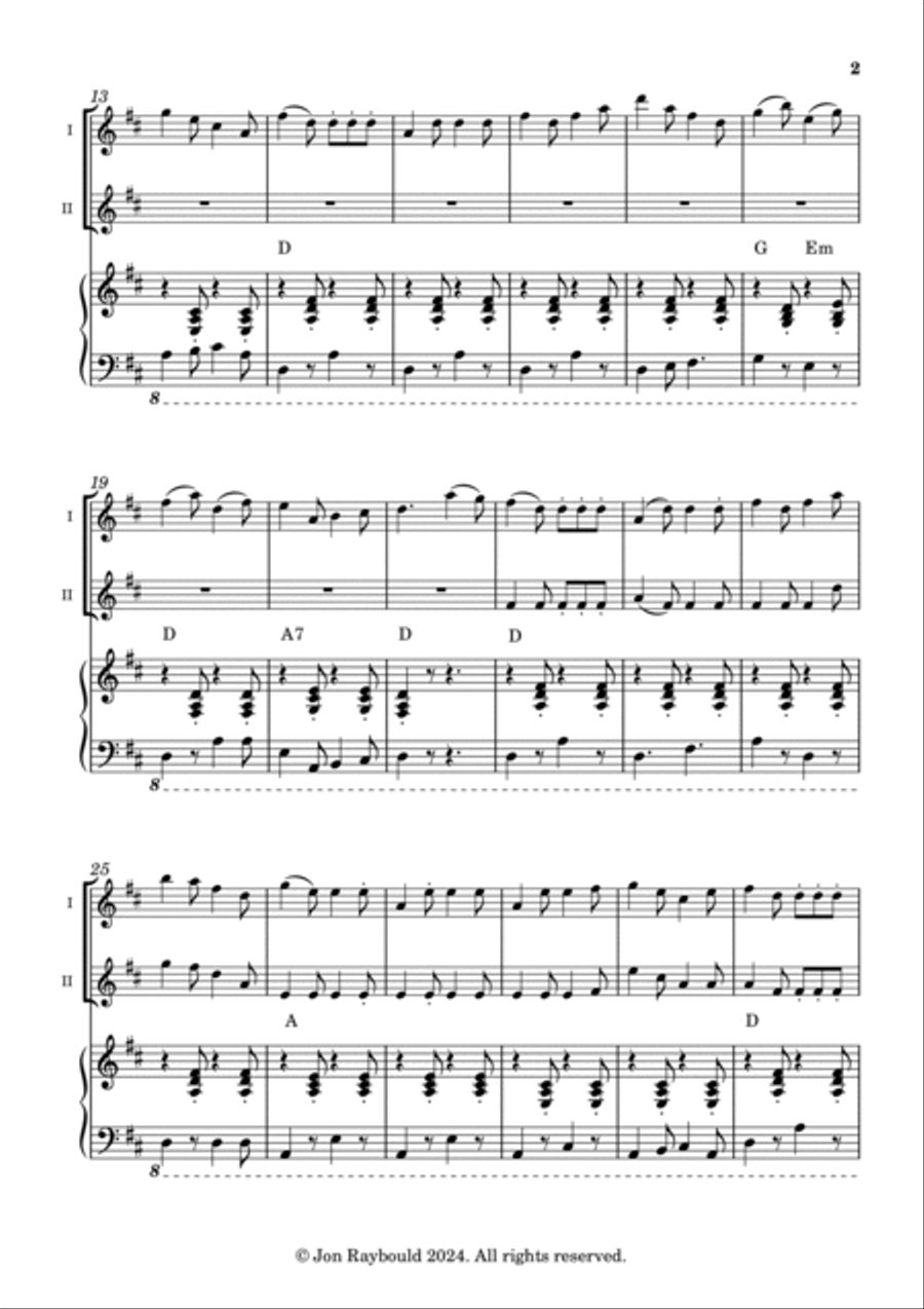 3 Postcards from Ireland 3 Postcards from Ireland Flute Duet scores gallery preview page 2