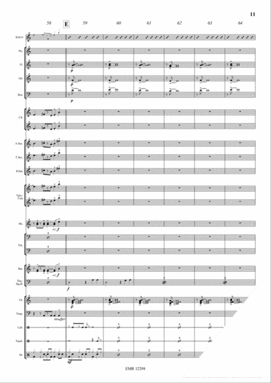 Take Five Concert Band scores gallery preview page 12