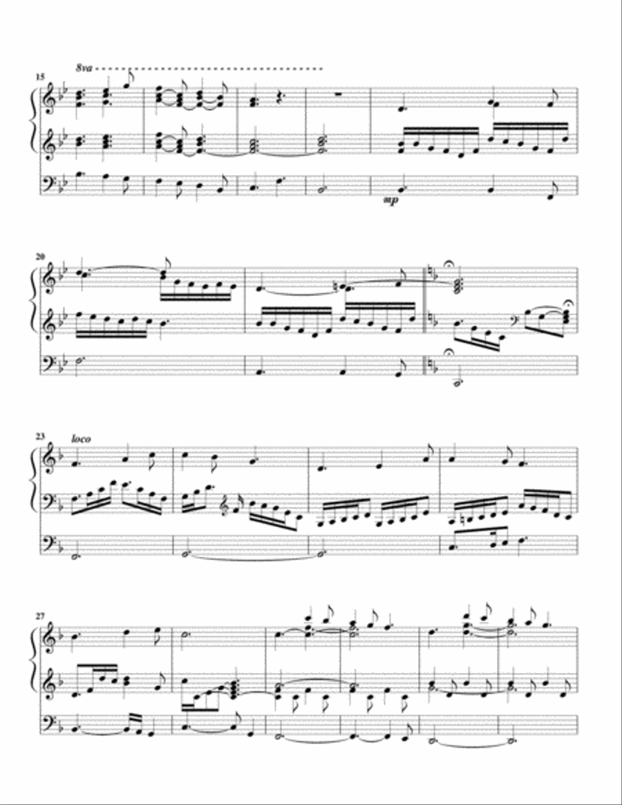 My Faith Looks Up to Thee Organ Solo scores gallery preview page 2