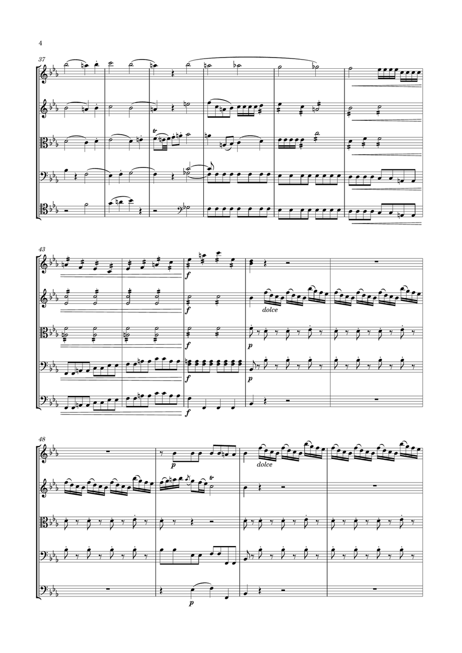 Boccherini - 6 String Quintets, G.289-294 Op.20 String Quintet scores gallery preview page 4