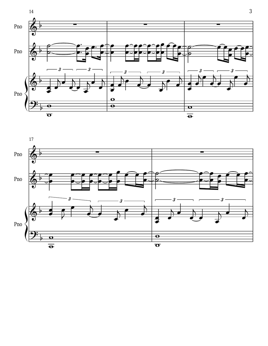 One day-Arash Piano One day-Arash Piano Easy Piano scores gallery preview page 3