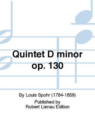 Quintet D minor Op. 130