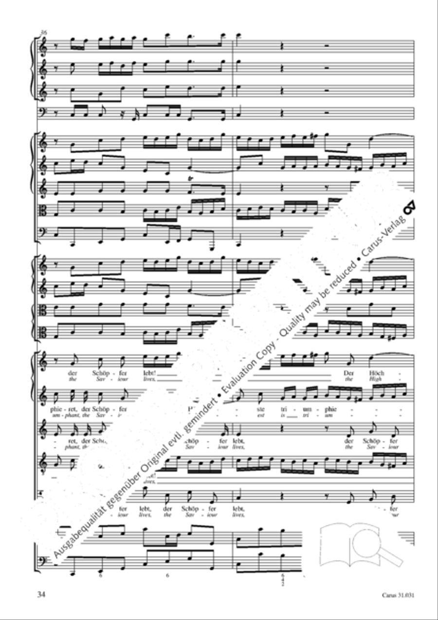 The heavens laugh, the earth exults in gladness (Der Himmel lacht! Die Erde jubilieret) STB scores gallery preview page 35