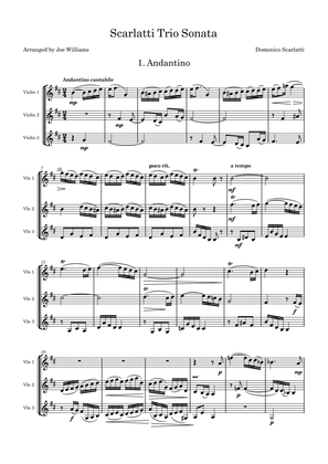 Three Sonatas by Scarlatti