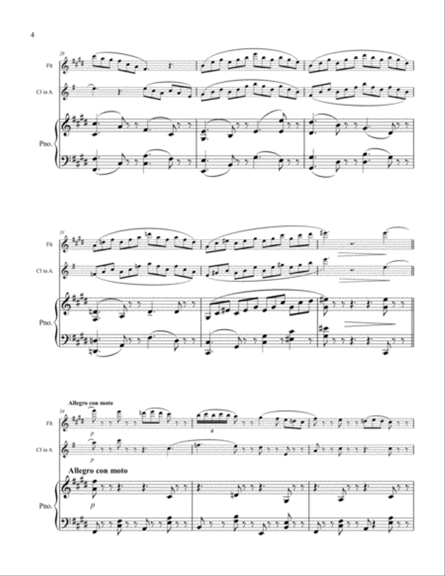 Master's Flute Small Ensemble scores gallery preview page 4