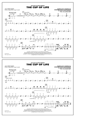 The Cup of Life - Aux Percussion