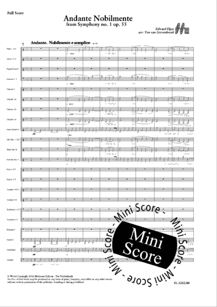 Andante Nobilmente Concert Band scores gallery preview page 5