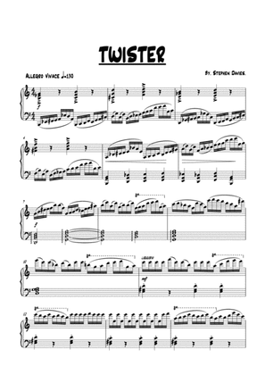 'Twister' for Solo Piano