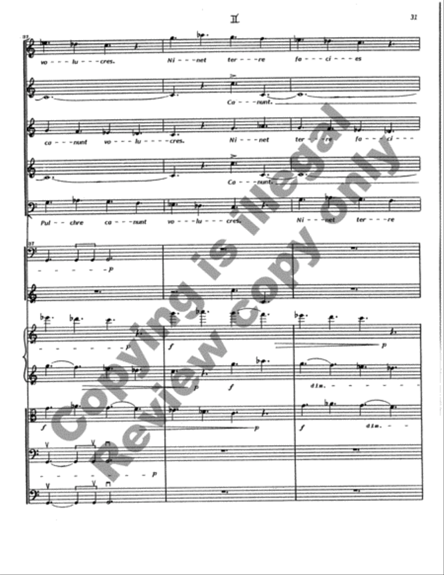 Cantata Rustica (Full/Choral Score) Choir scores gallery preview page 108