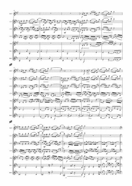 English Suite arr. clarinet choir image number null