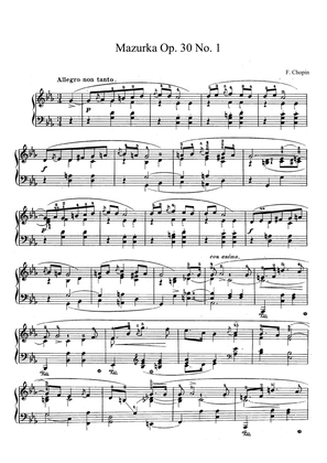 Book cover for Chopin Mazurka Op. 30 No. 1-4