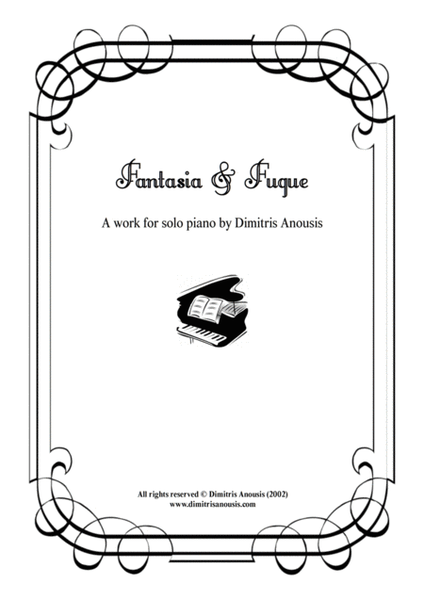 Dimitris Anousis - Fantasia & Fugue for solo piano image number null