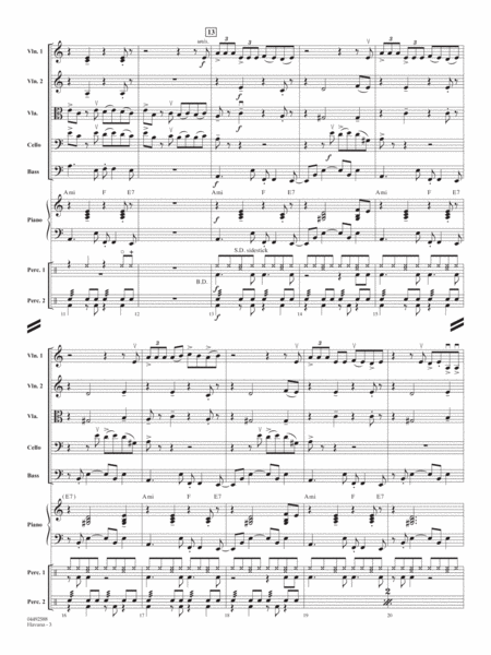 Havana (feat. Young Thug) (arr. Larry Moore) - Conductor Score (Full Score) by Camila Cabello Orchestra - Digital Sheet Music
