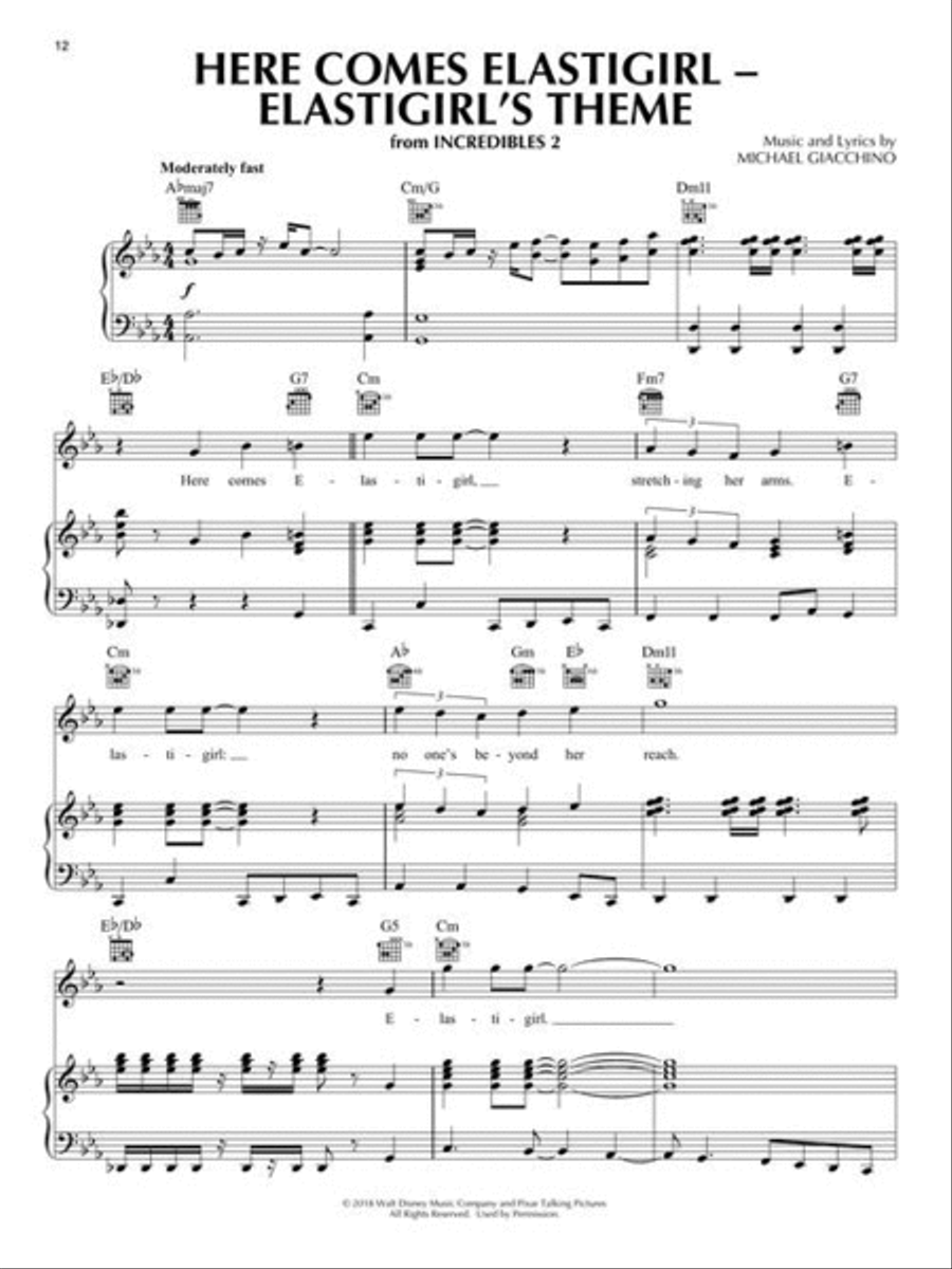 Michael Giacchino Sheet Music Collection Piano Solo scores gallery preview page 8