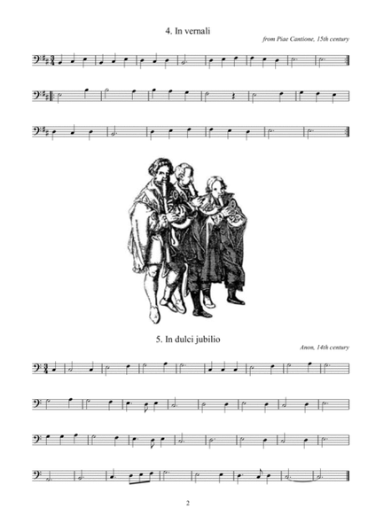 30 Medieval and Renaissance Dance Tunes (bass cleef+guitar chords) image number null