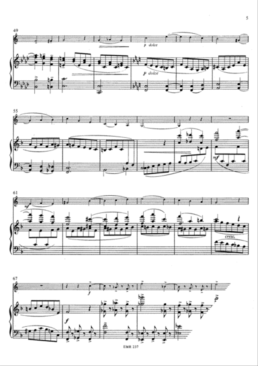Sonatina Op. 59/1 Horn scores gallery preview page 5