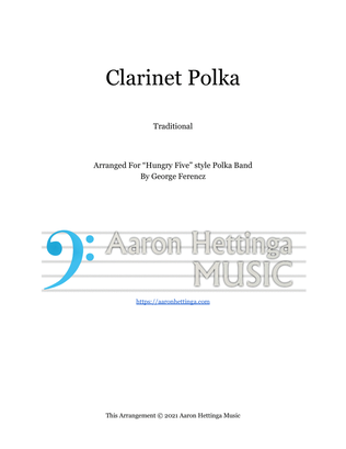 Book cover for Clarinet Polka - For "Hungry Five" Polka Band